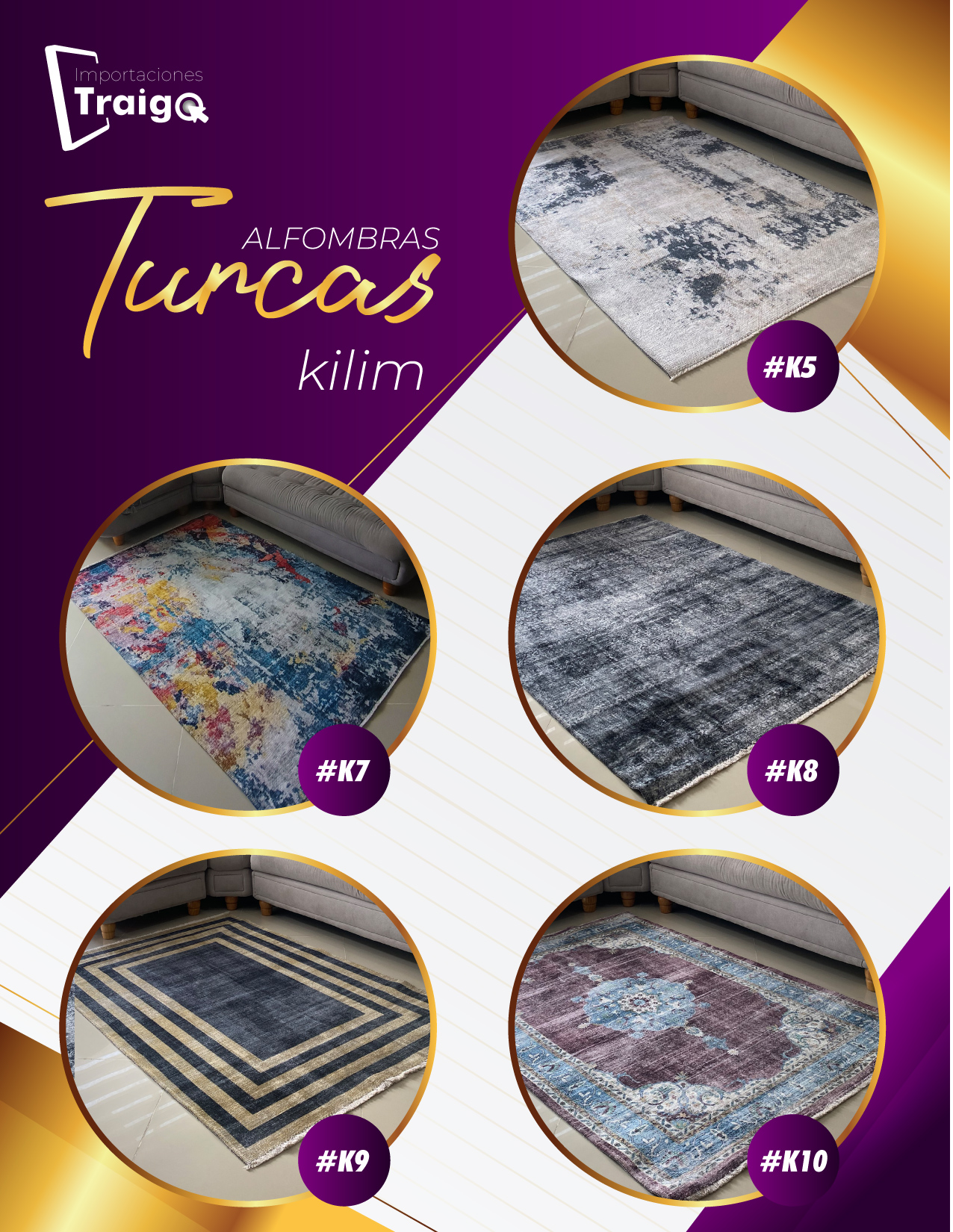 ALFOMBRA KILIM 1.20MT X 1.70MT