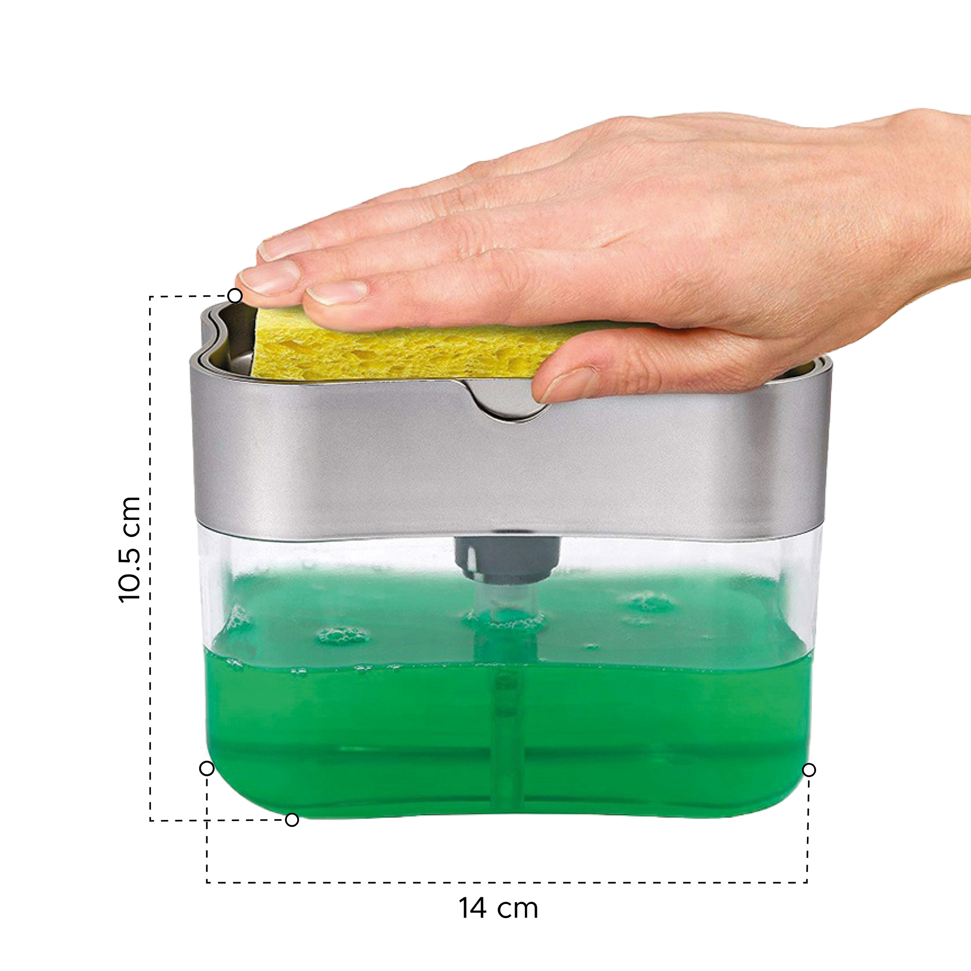 Miniatura 5 de Dispensador de jabón lavaloza con esponj