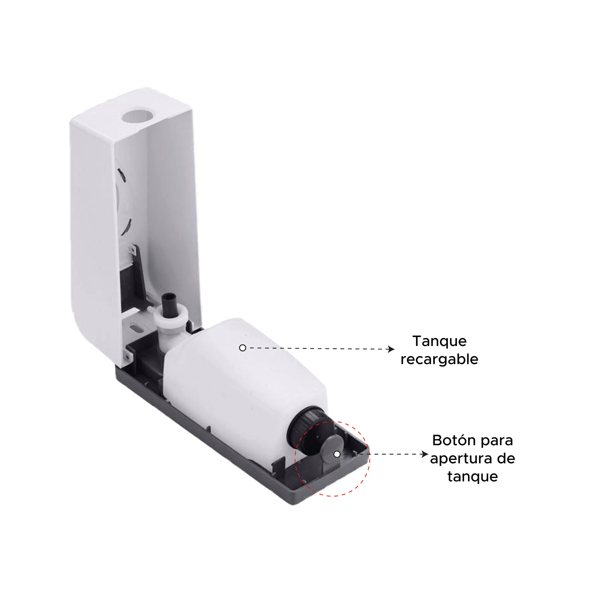 Miniatura 2 de Dispensador de jabón líquido 600 ml