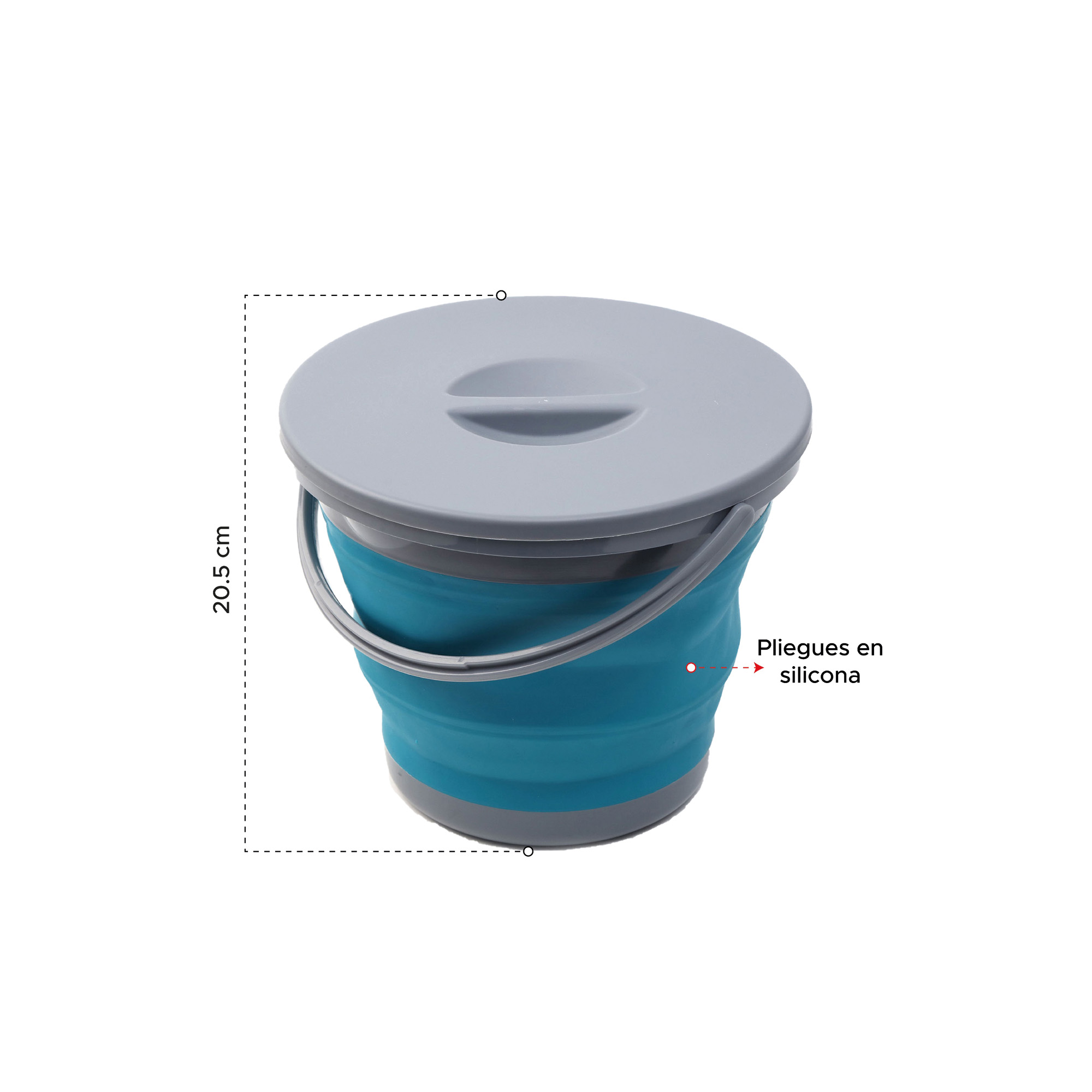 Miniatura 5 de Balde plegable 5 litros