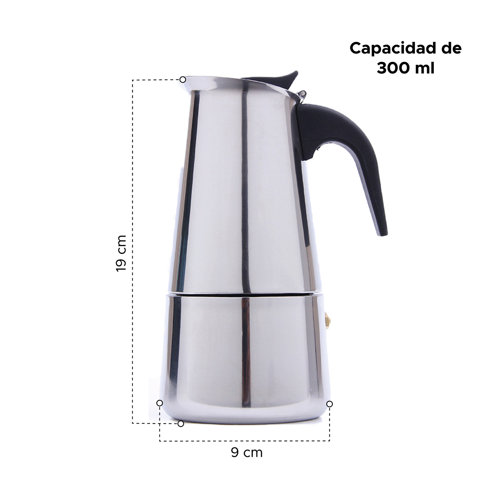 Miniatura 2 de Cafetera tipo italiana 300 ml