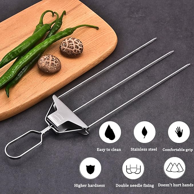 Miniatura 3 de Tenedor BBQ Inoxidable Asado Parrillada