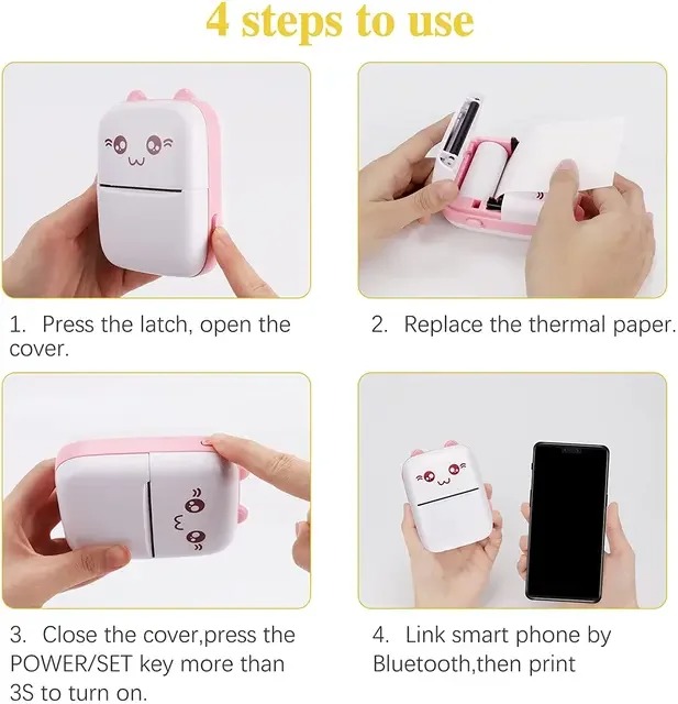 Miniatura 2 de Impresora Térmica Gato Inalambrica