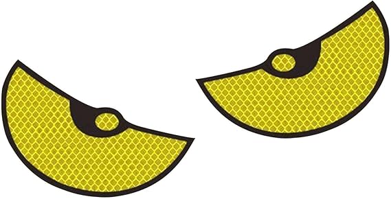 Miniatura 2 de Stickers Par De Ojos Reflectantes Carro