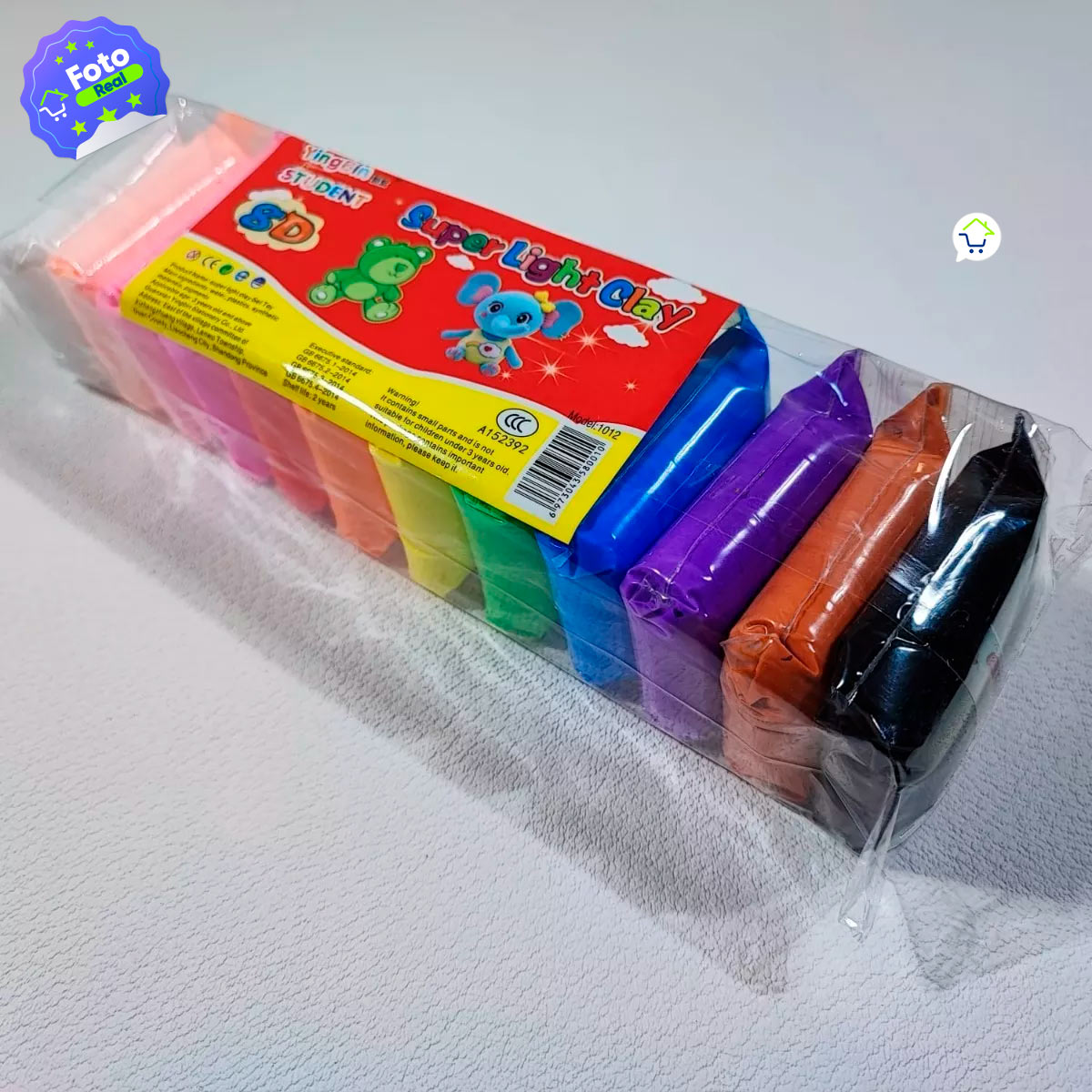 Miniatura 3 de Foamy Moldeable x24 Plastilina N2062