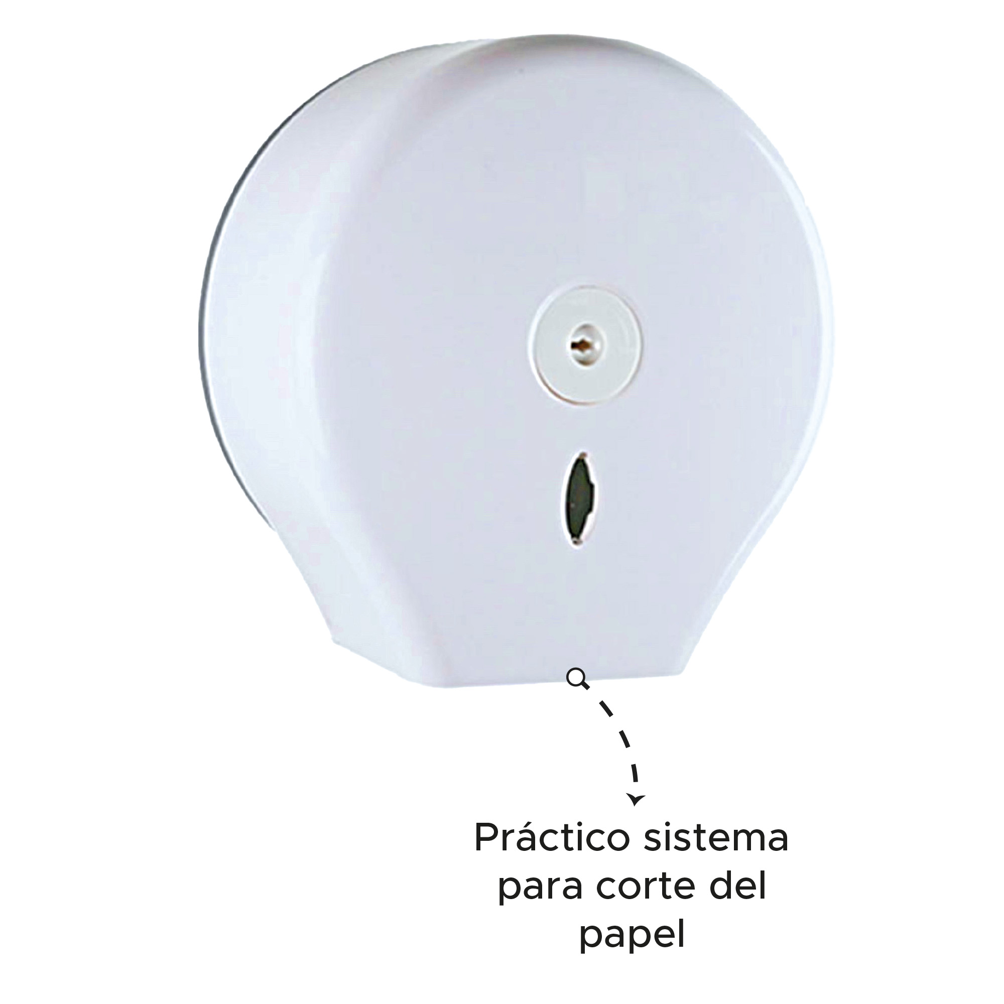 Miniatura 4 de Dispensador de papel higiénico plástico