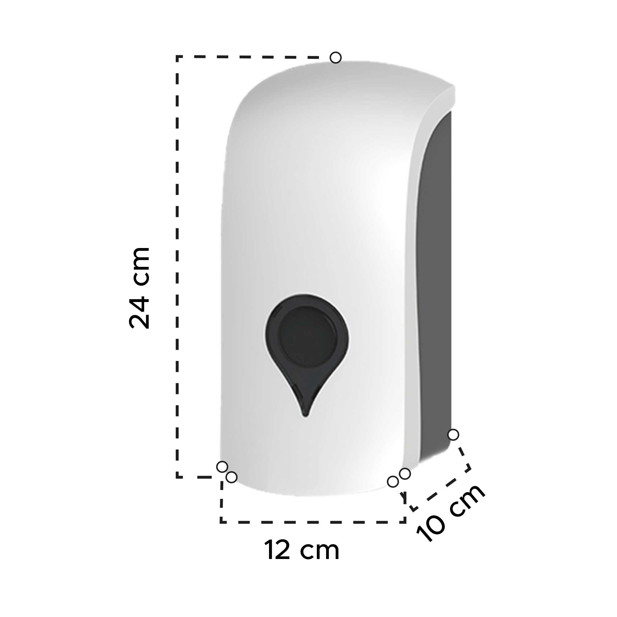Miniatura 5 de Dispensador de jabón líquido 1000 ml ABS