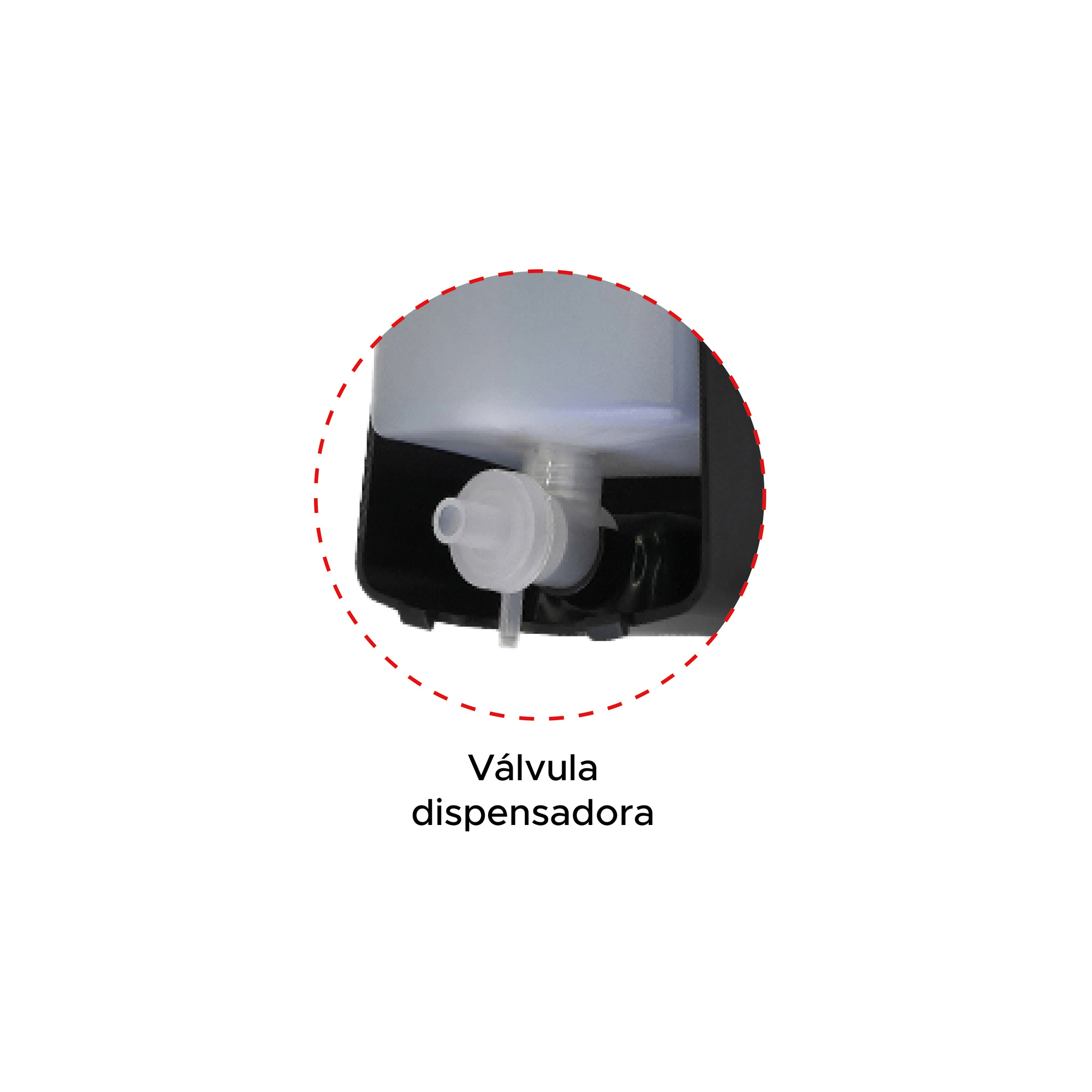 Miniatura 3 de Dispensador de jabón líquido 1000 ml ABS