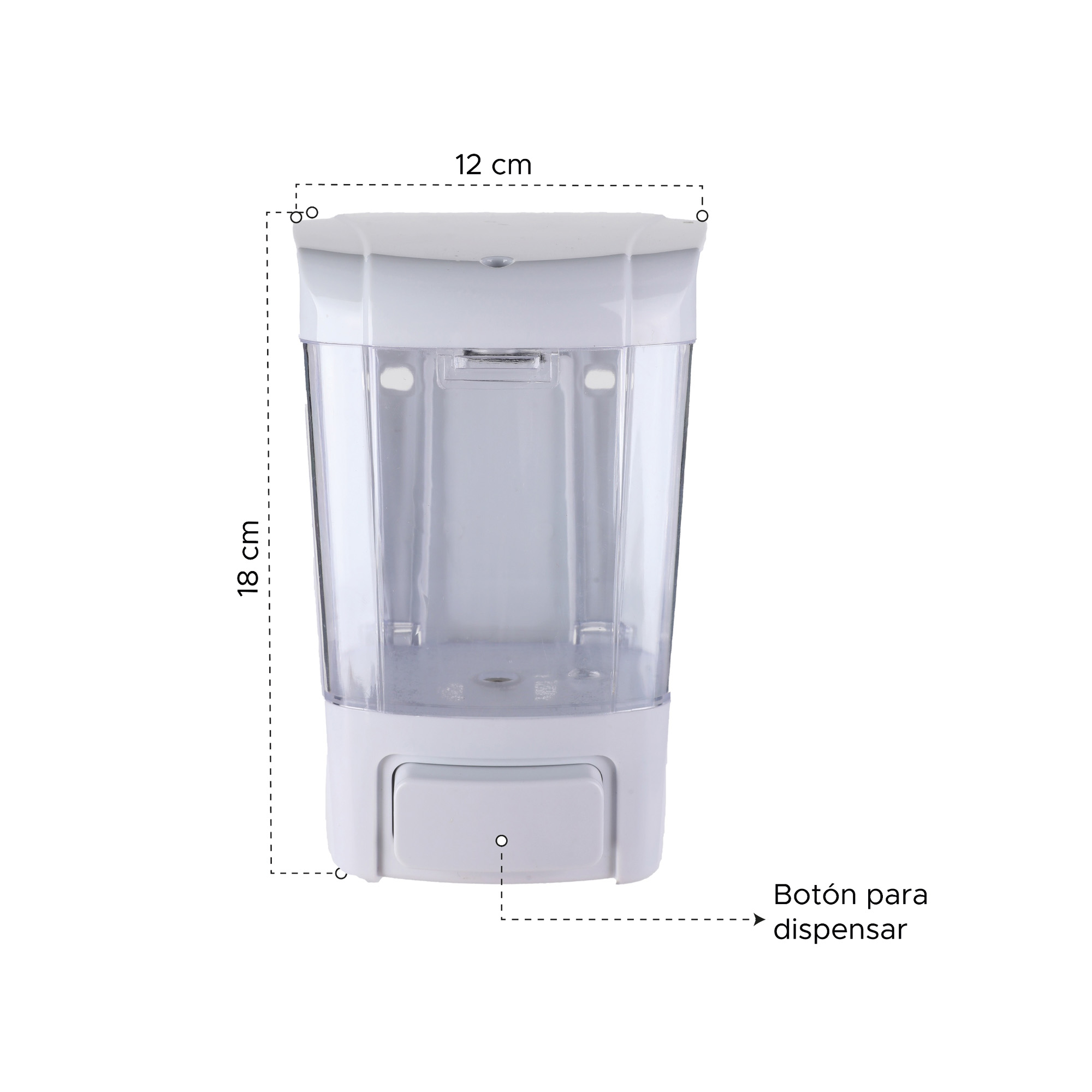 Miniatura 5 de Dispensador de jabón 800 ml transparente