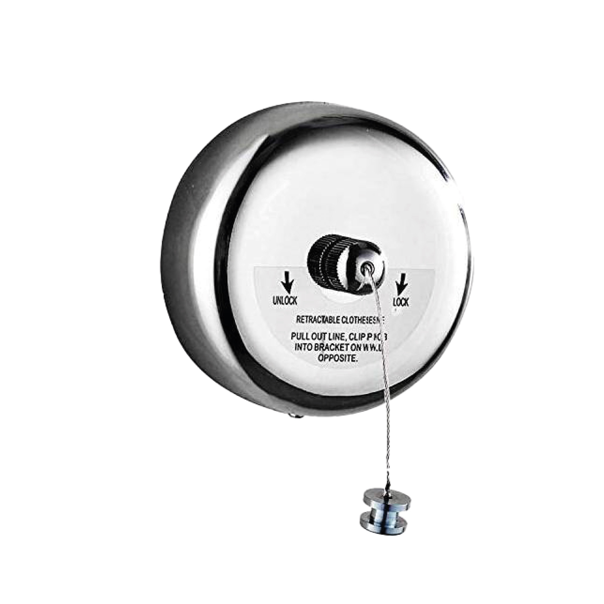 Tendedero en acero con cuerda