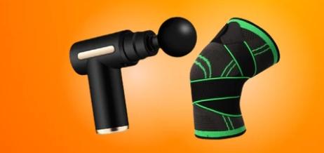 Masajeador Muscular + Rodillera Ortopédi COLOR RODILLERA