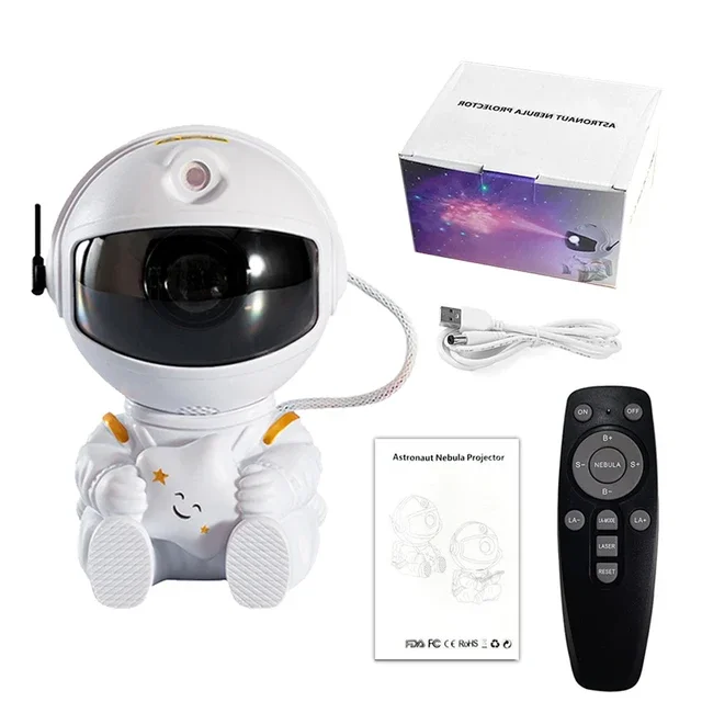 Proyector astronauta control recargable