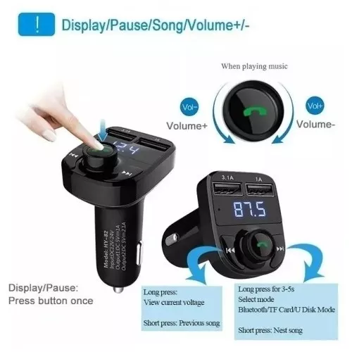 Miniatura 5 de Combo aspiradora para carro + transmisor