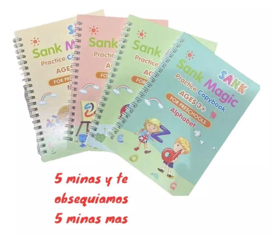 Libros de caligrafia X 4