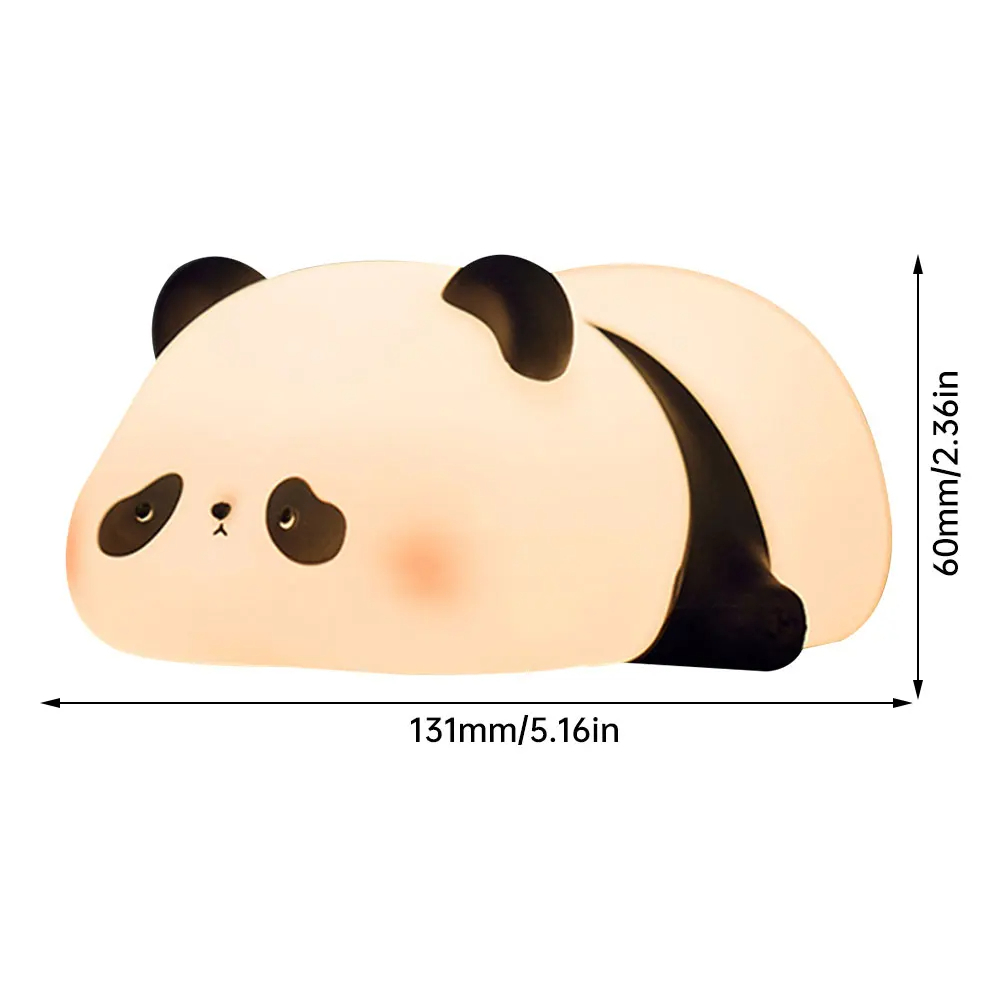 Miniatura 7 de Lampara oso panda 3 tonos silicona pd-30