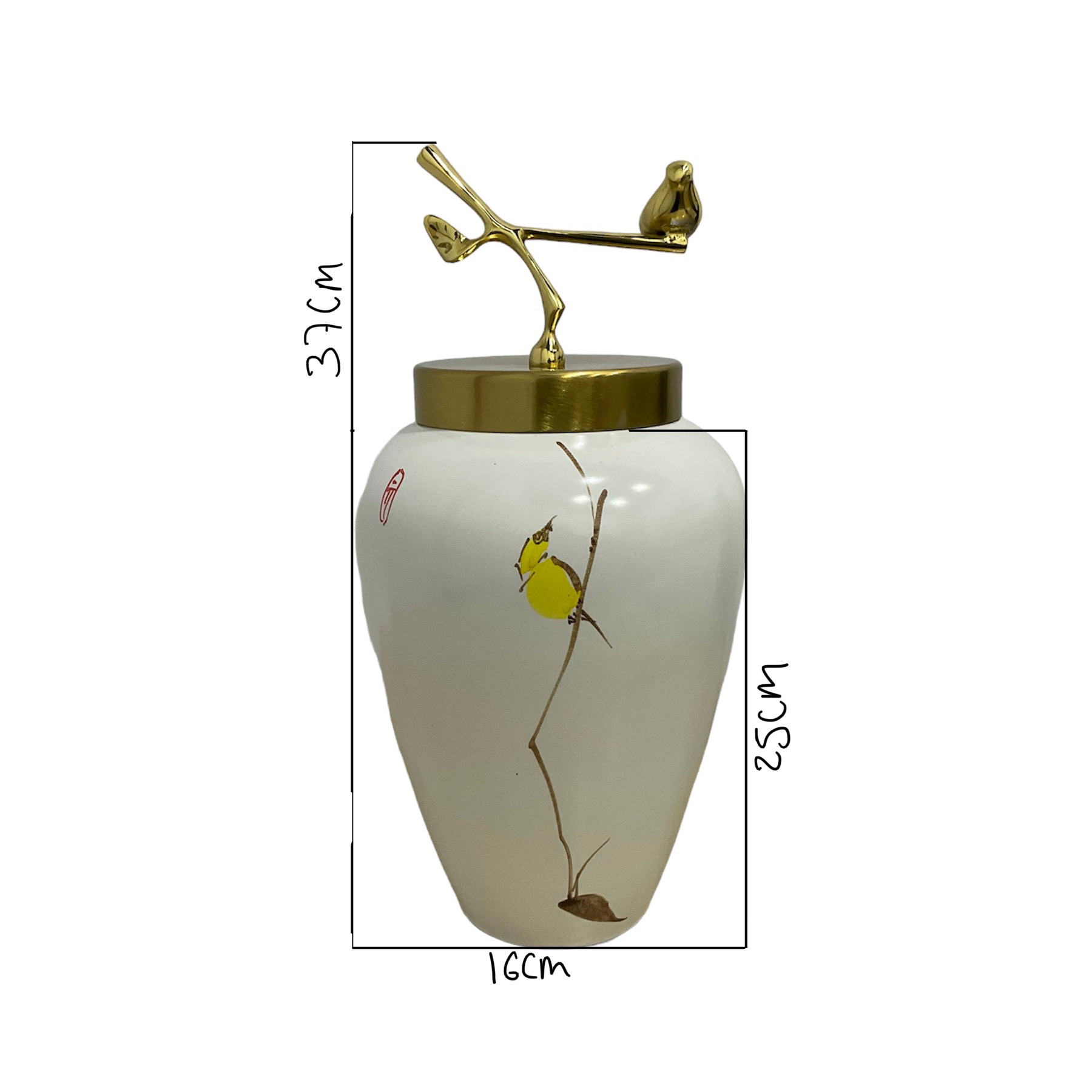 Miniatura 4 de Jarron florero de ceramica con tapa
