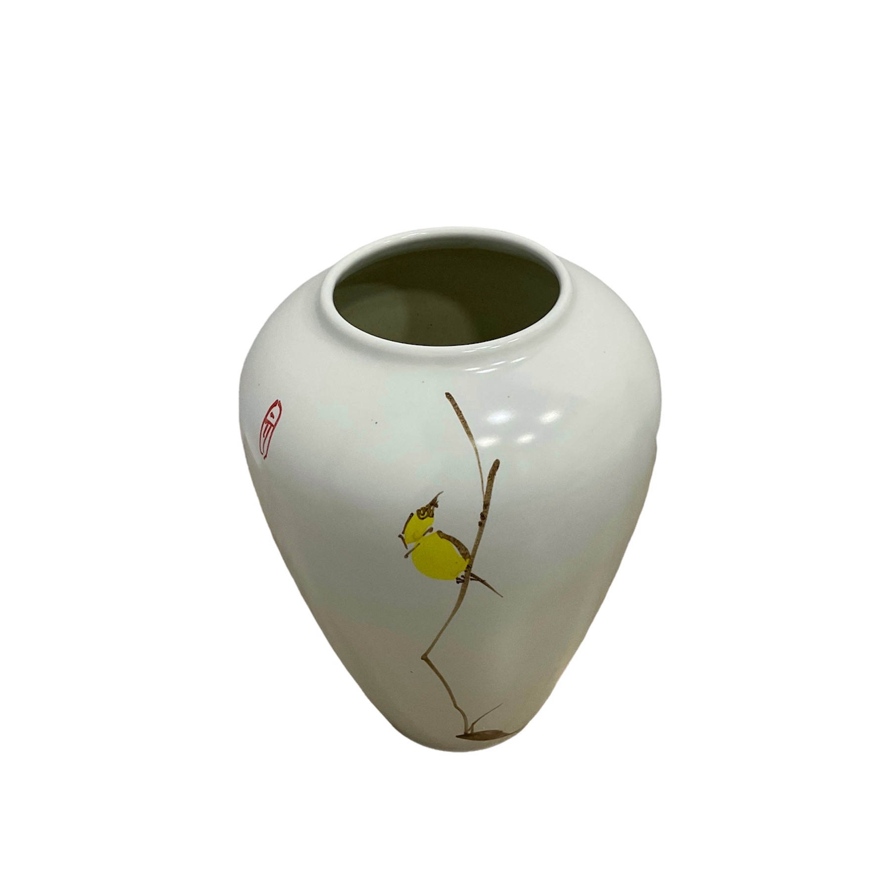 Miniatura 3 de Jarron florero de ceramica con tapa