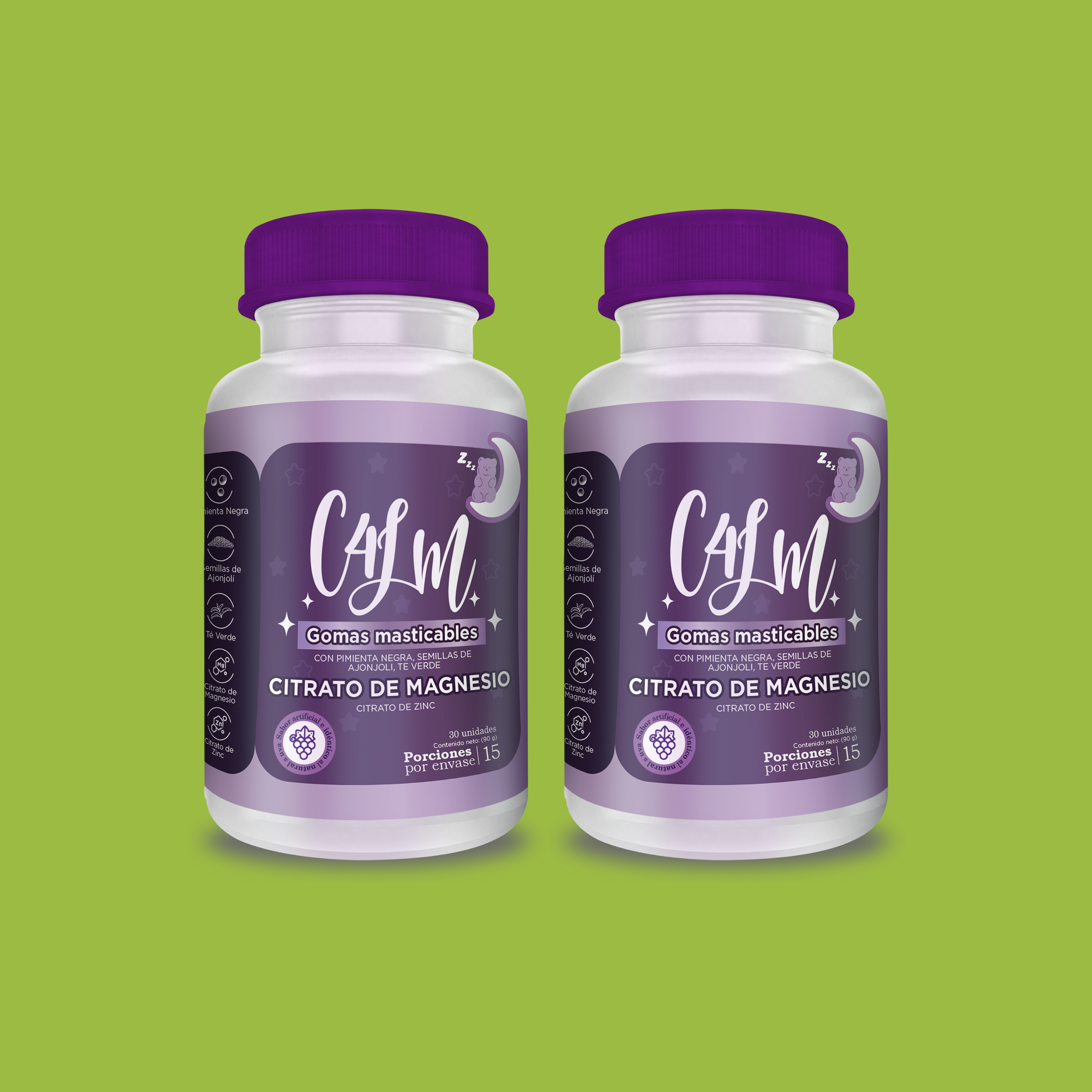 C4LM Gomas para dormir X2