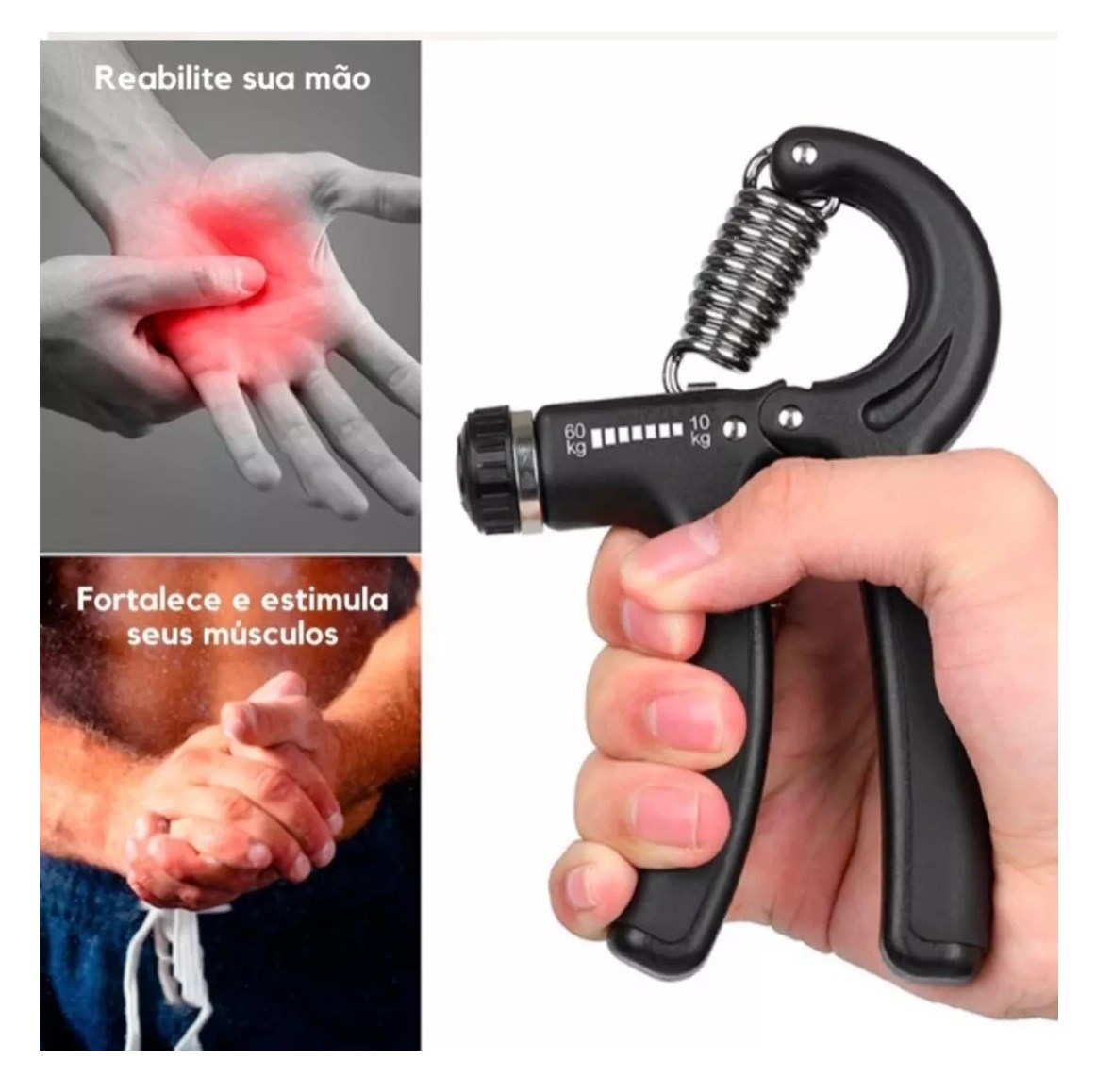 Miniatura 4 de Kit Ejercitador Fortalecedor Mano Muñeca