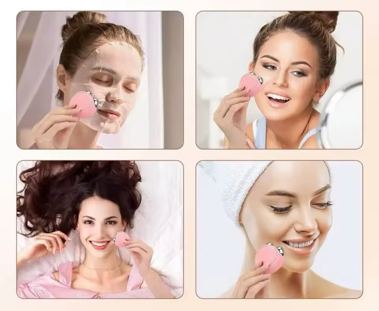 Miniatura 5 de MASAJEADOR FACIAL MICROCORRIENTE EMS