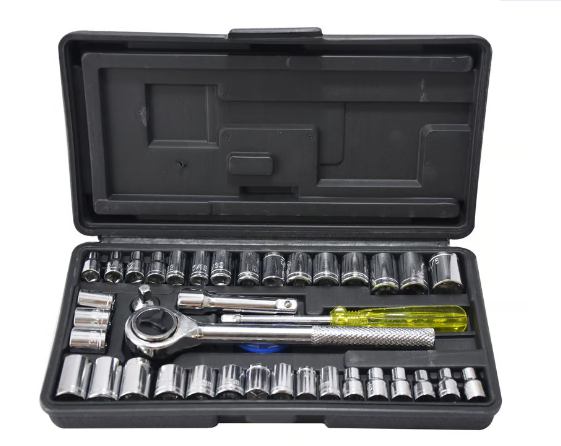 Juego de herramientas 40 piezas + caja