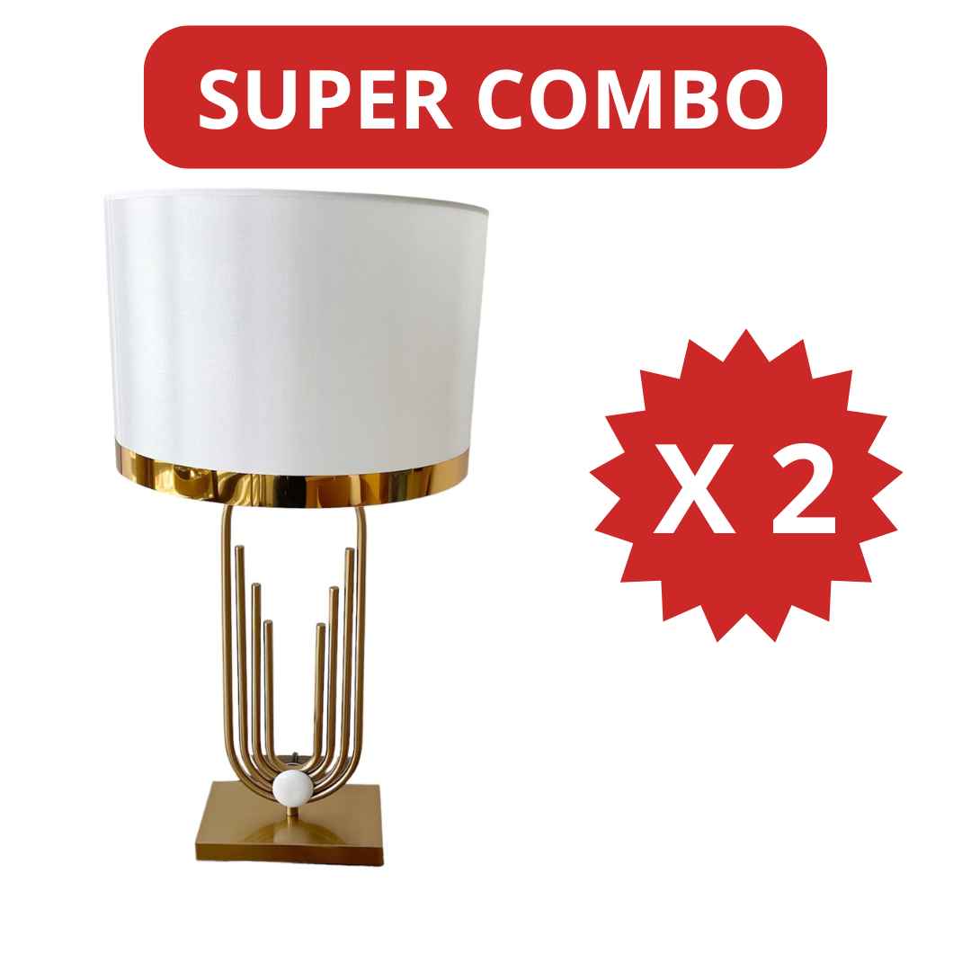 Lámpara de mesa Lindby Ovelia, beige, metal, E27, lámpara de