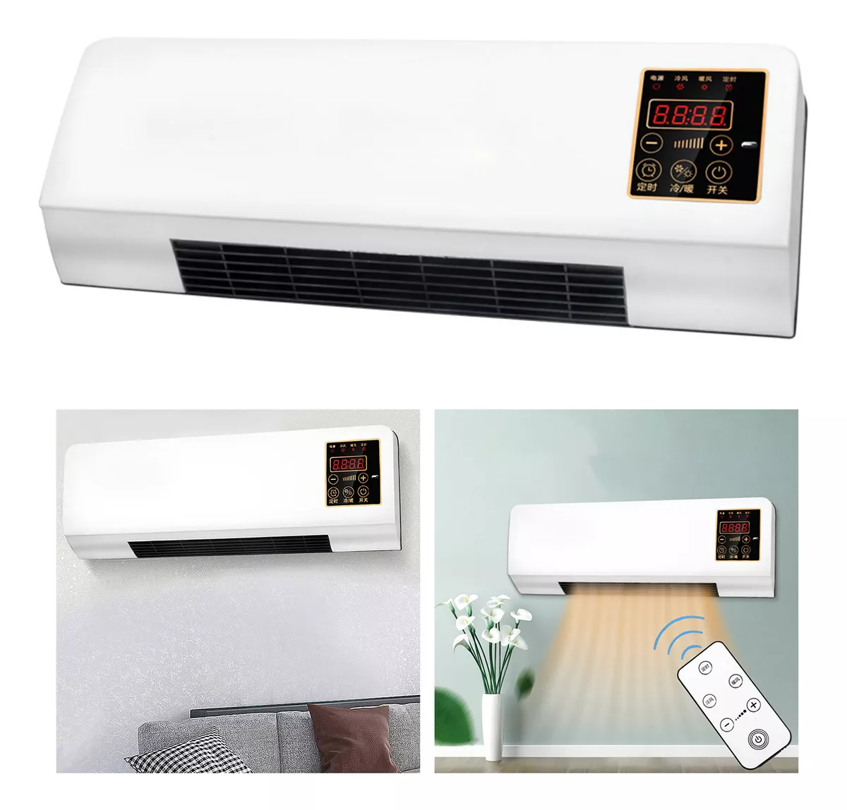 Miniatura 6 de Aire Calefactor Y Ventilador Acondiciona