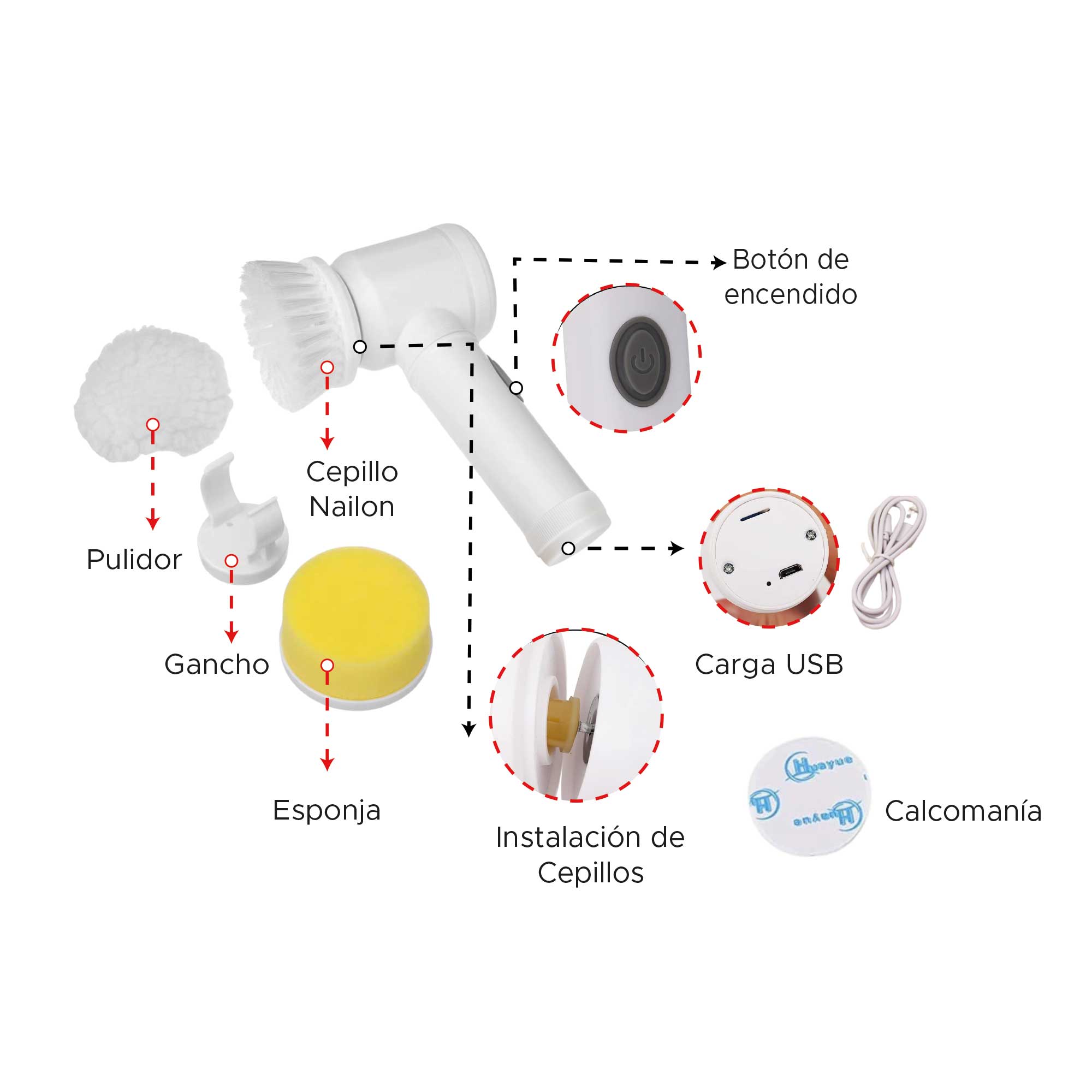 Miniatura 5 de Cepillo de limpieza automático