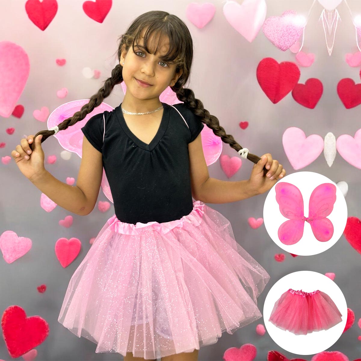 Disfraz Hada Infantil Tutu Alas OF-1507