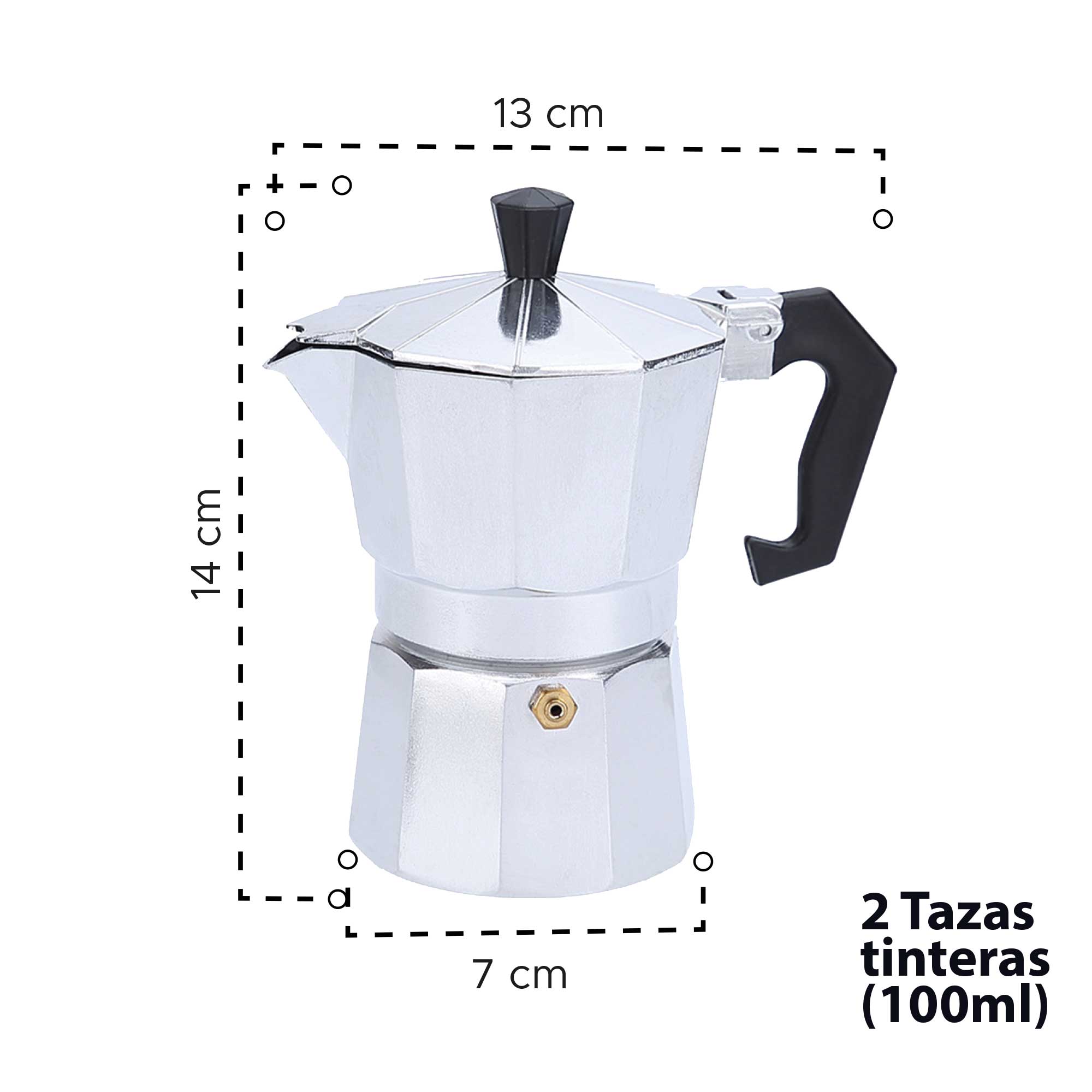 Miniatura 3 de Cafetera moka 2 tazas - 100 ml