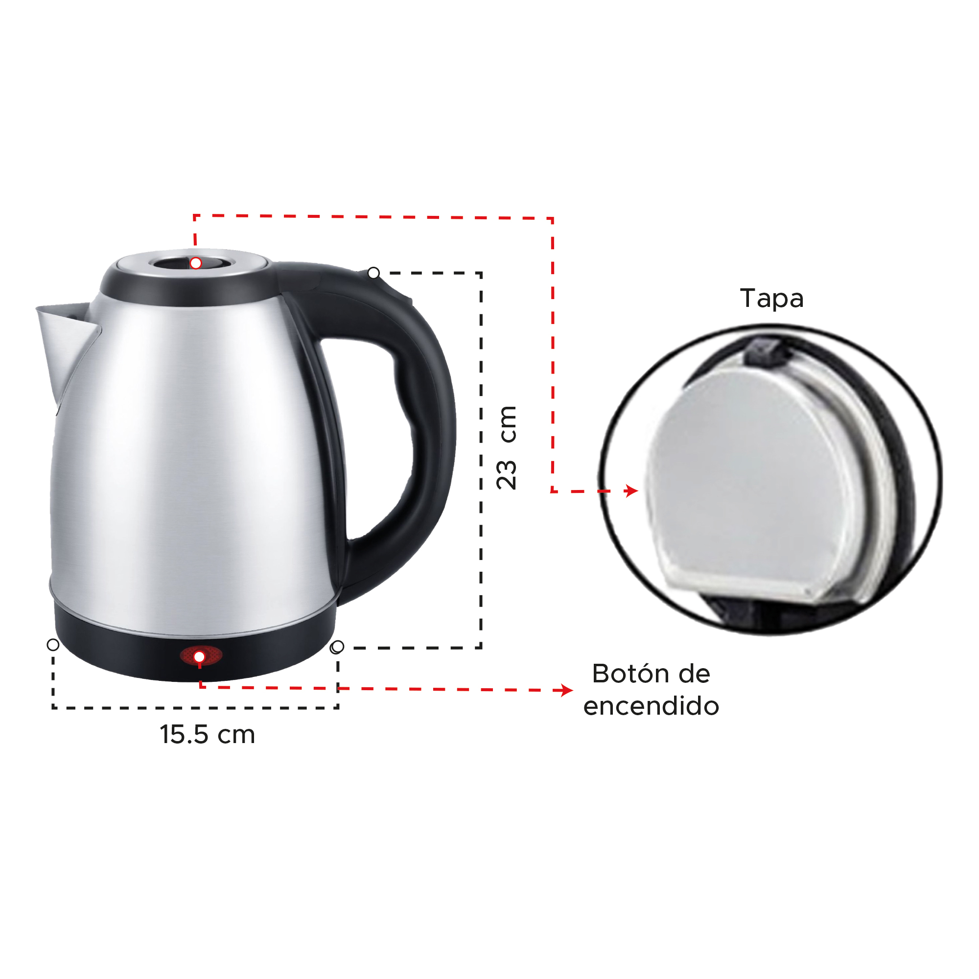 Miniatura 3 de Jarra para hervir agua