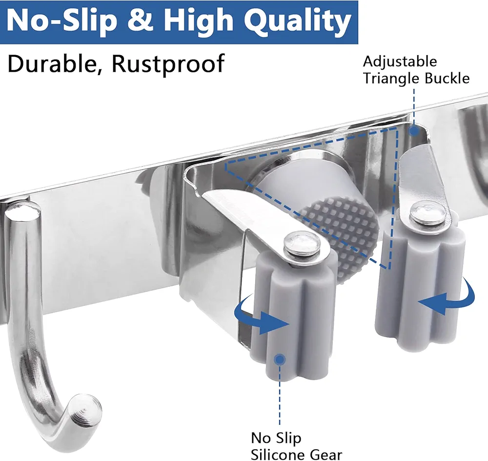 Miniatura 2 de Organizador para Escoba y Traperos Metal