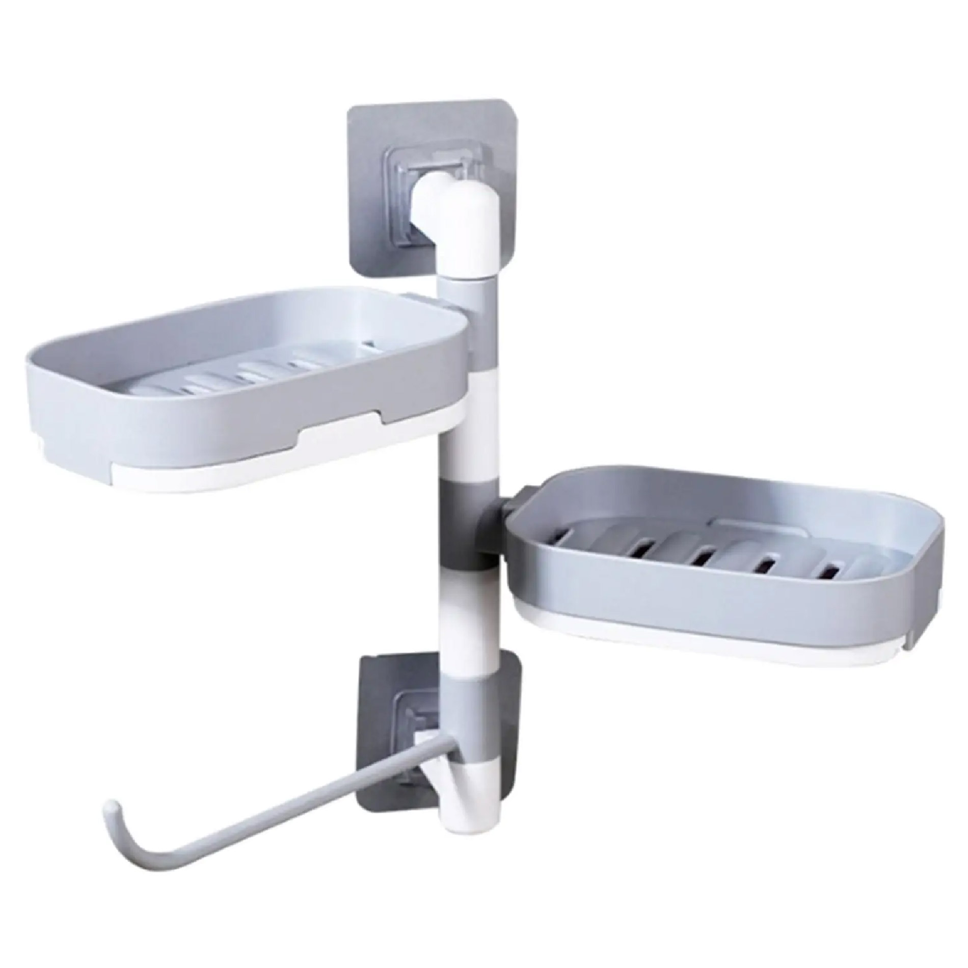 Jabonera Baño 2 Niveles Toallero Girador