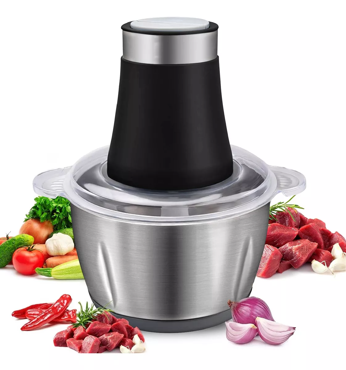 Miniatura 2 de Molino Picadora De Carne Eléctrica 2 Lit