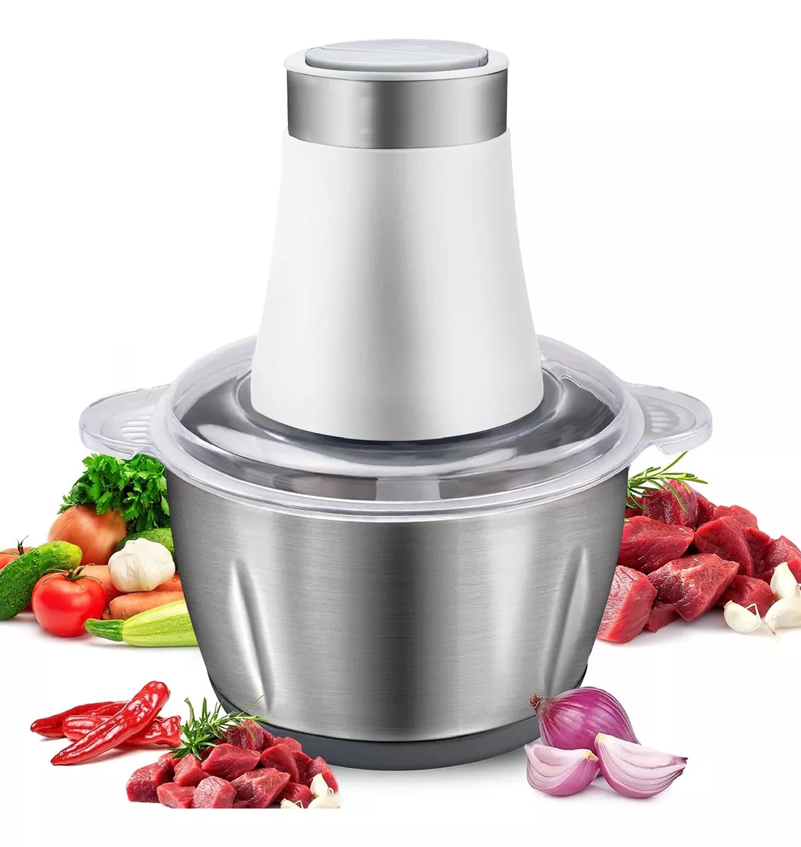 Miniatura 3 de Molino Picadora De Carne Eléctrica 2 Lit