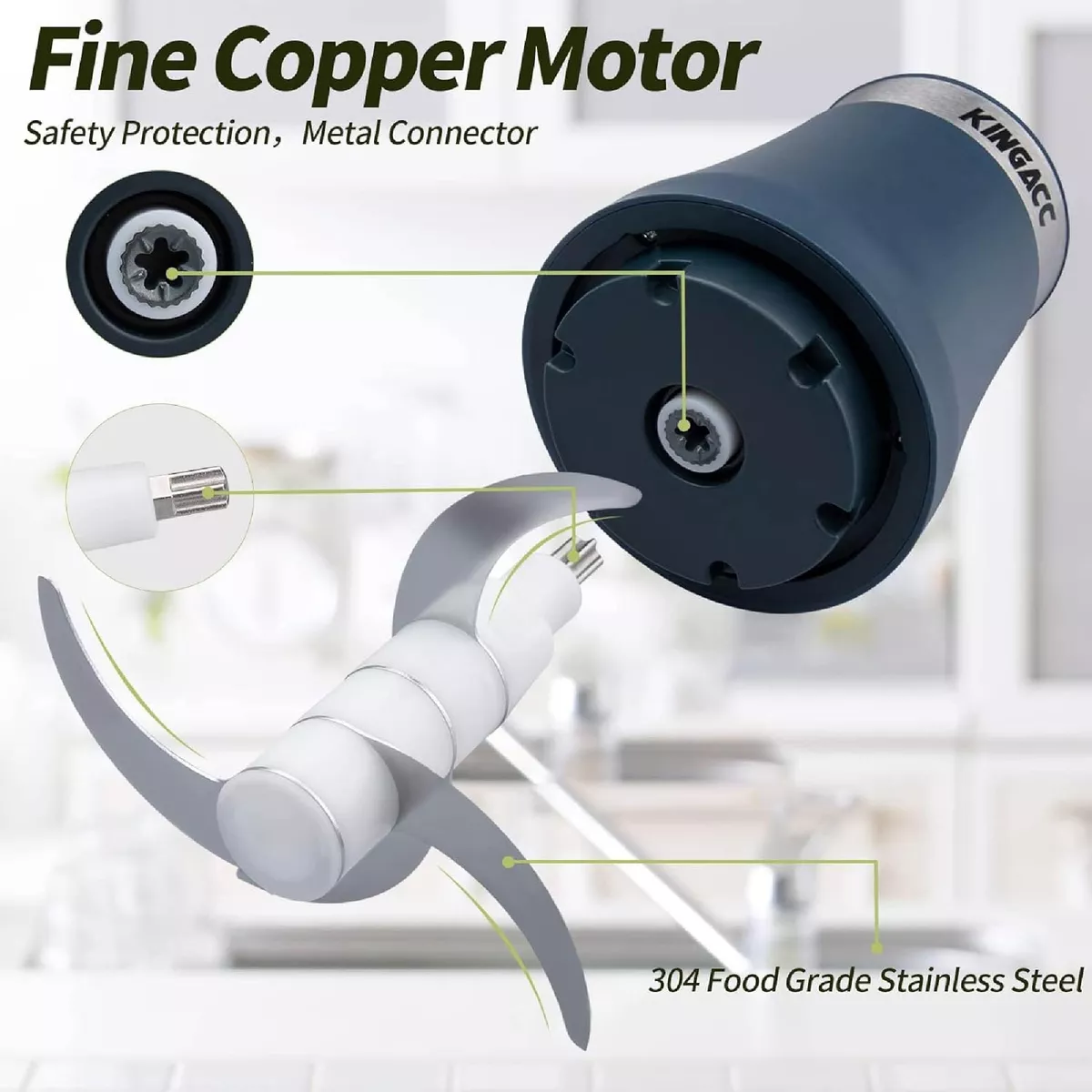 Miniatura 5 de Molino Picadora De Carne Eléctrica 2 Lit