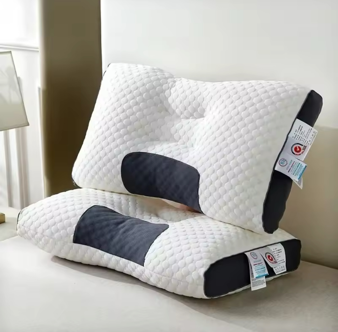COMBO ALMOHADA ORTOPÉDICA 3D X 2 UNIDS