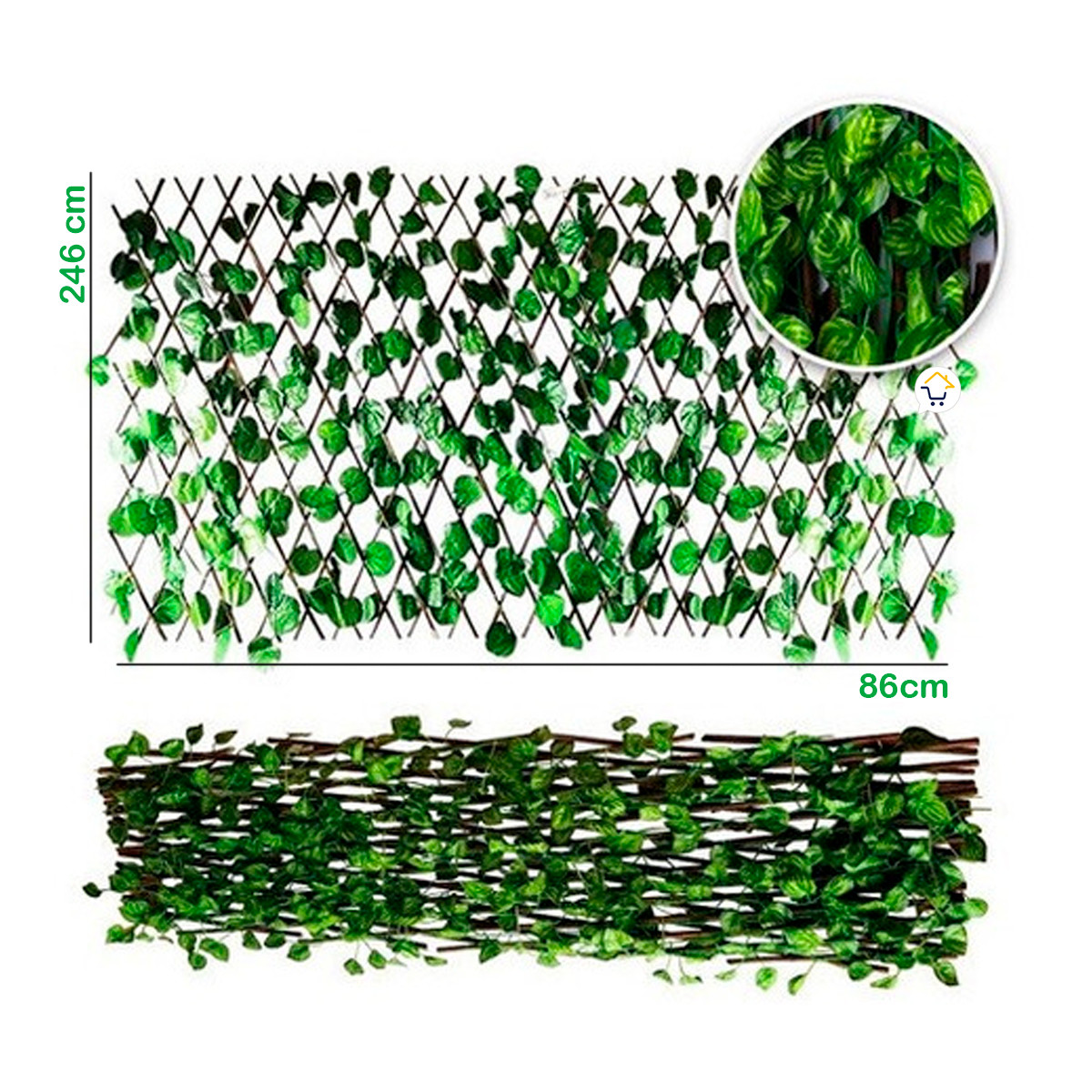 Miniatura 3 de Enredadera Follaje Artificial 03