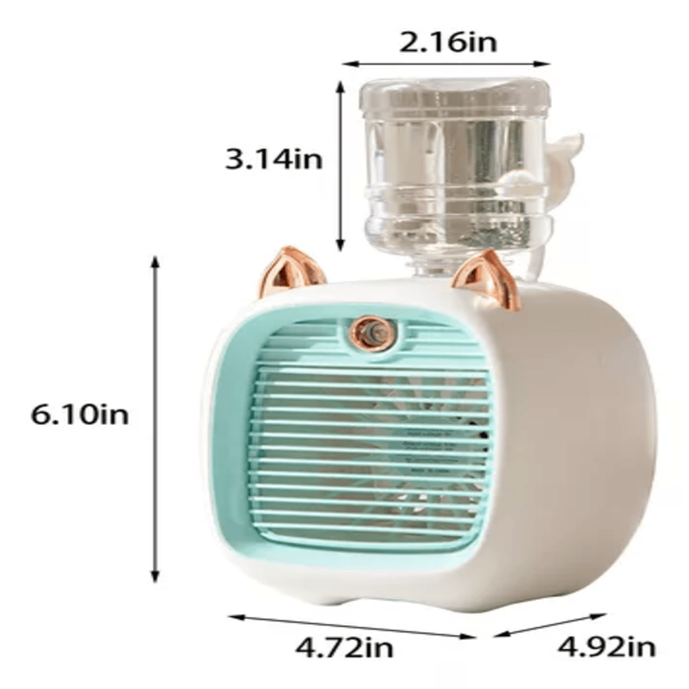 Ventilador Spray, Humidificado