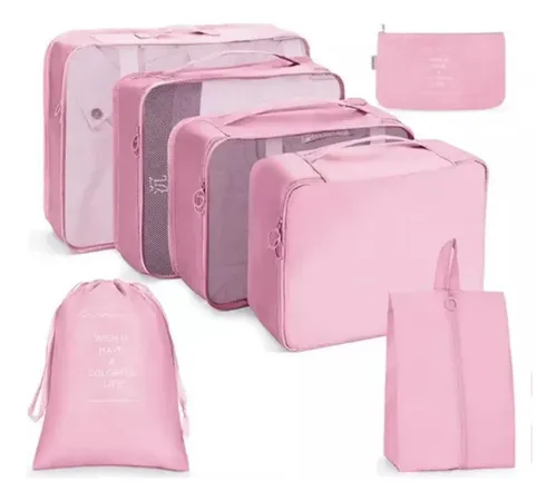 Set X7 Organizador De Bolsas De Viajera