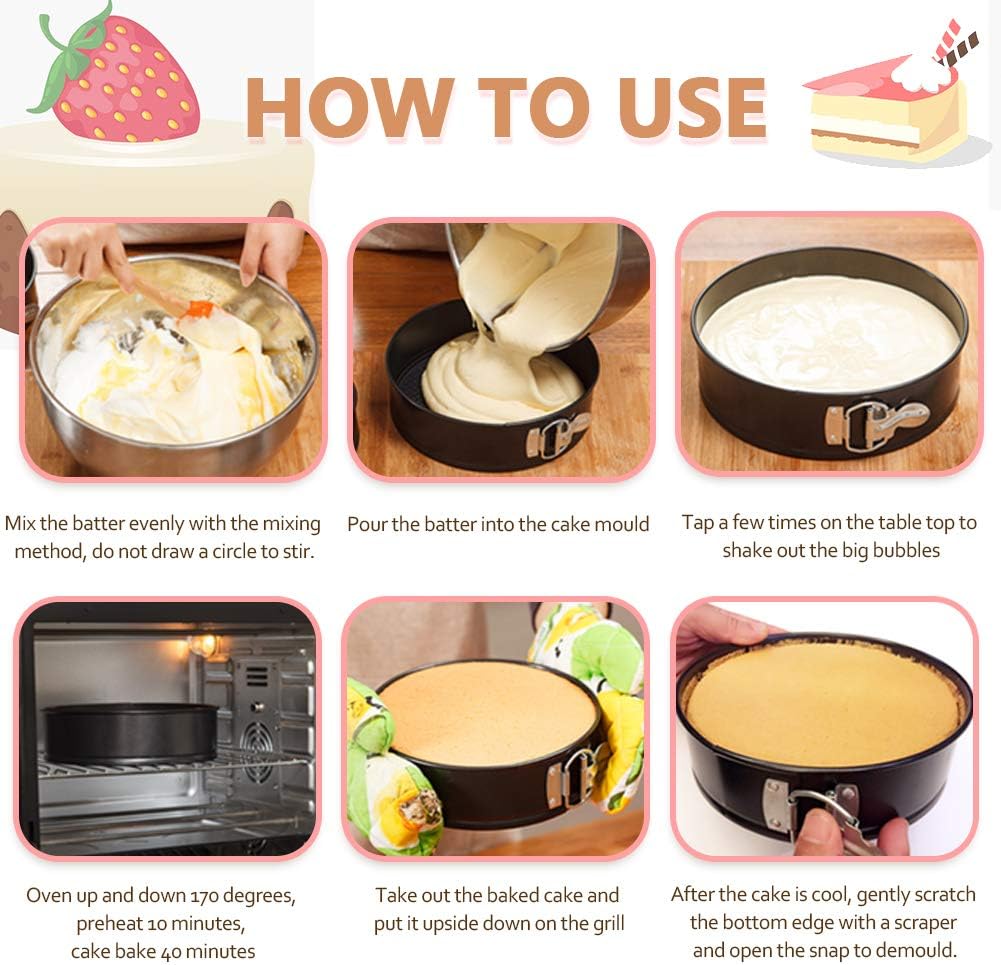 Miniatura 3 de Juego De Moldes Para Pasteles 6pc