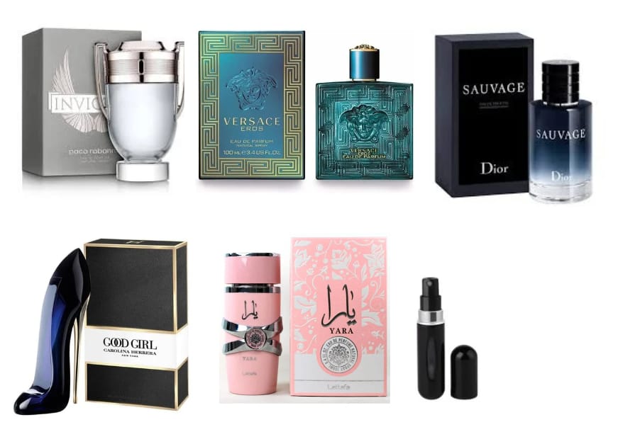 EROS+SAUVAGE+YARA+INVICTUS+GOODGIRL+PERF