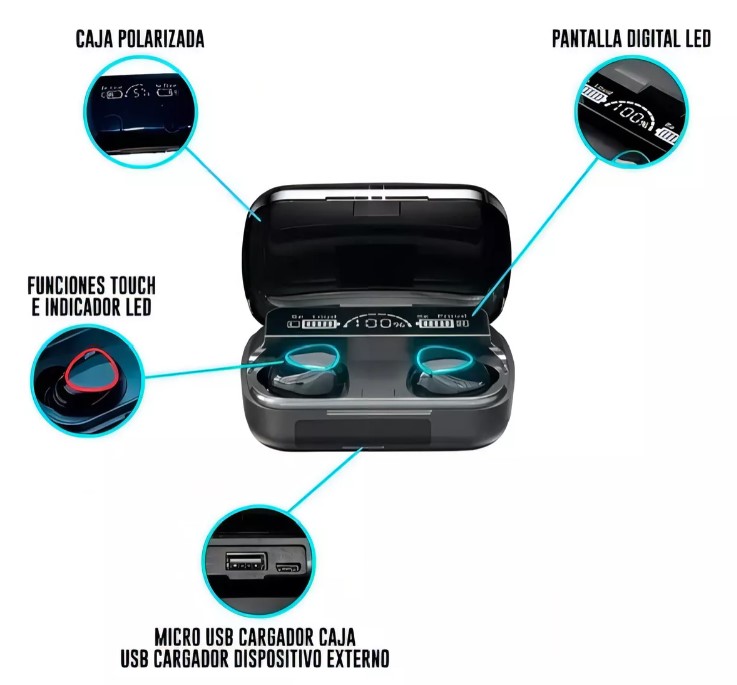 Miniatura 3 de Combo X2 Audífonos M10 TWS