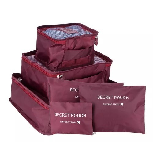 Set x6 Organizadores De Maletas De Viaje