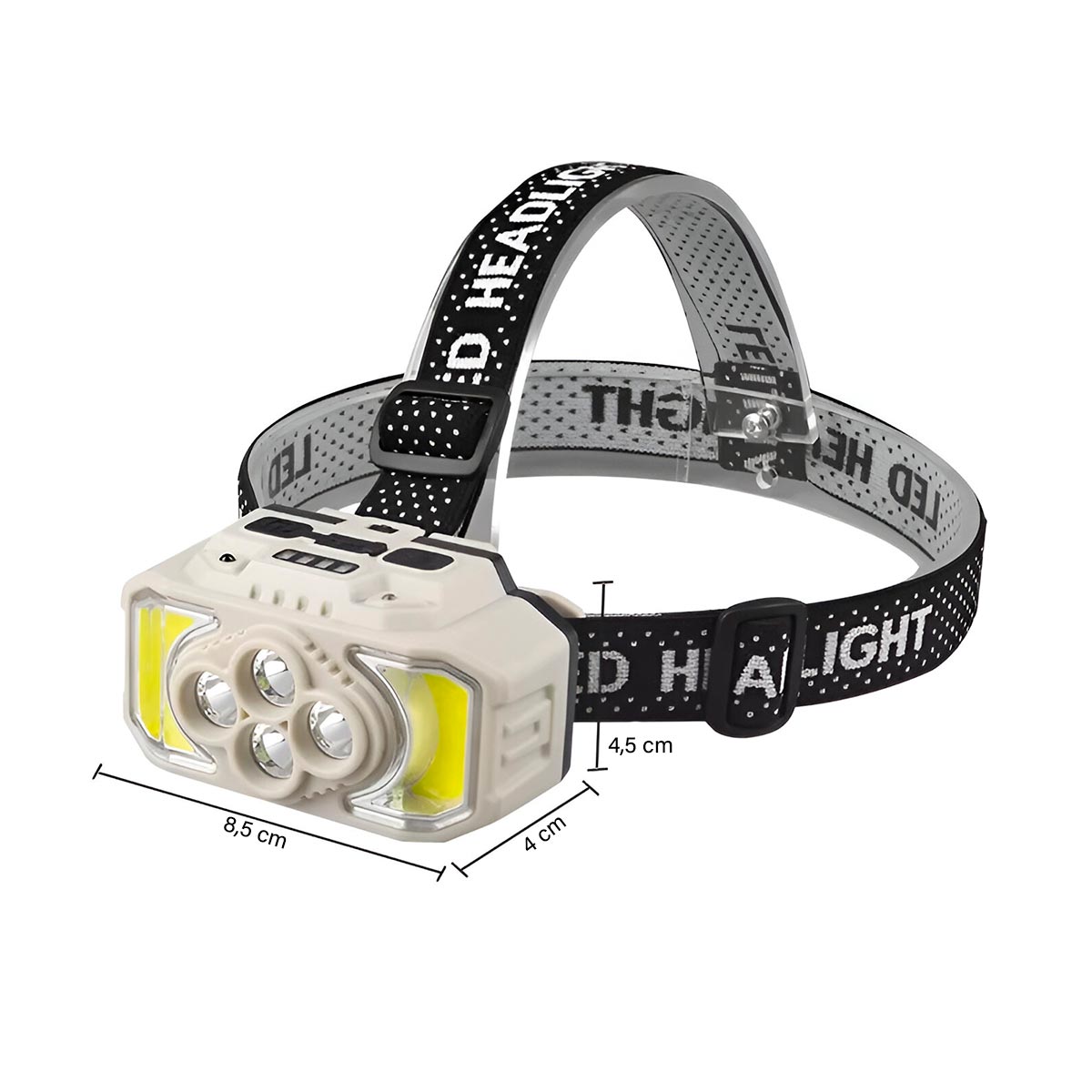 Linterna Minera LED USB 6 Modos HX-815