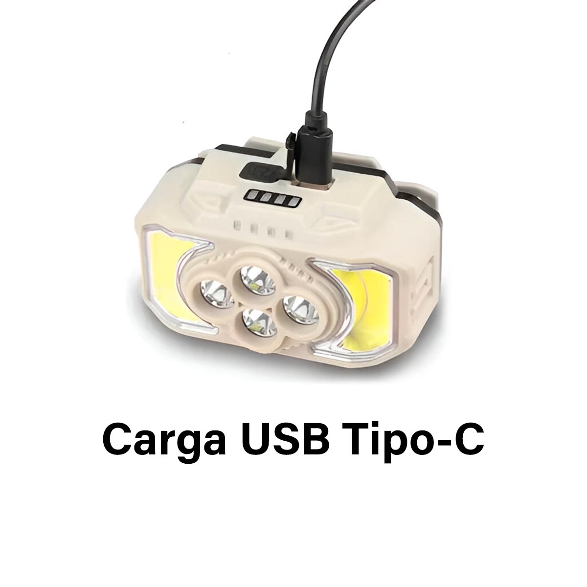 Miniatura 4 de Linterna Minera LED USB 6 Modos HX-815