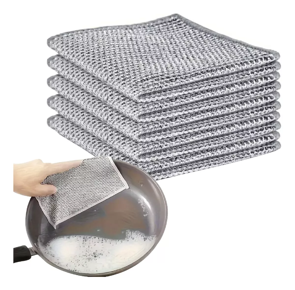 ✨ Set X5 Paños de Alambre para Limpieza de Cocina ✨