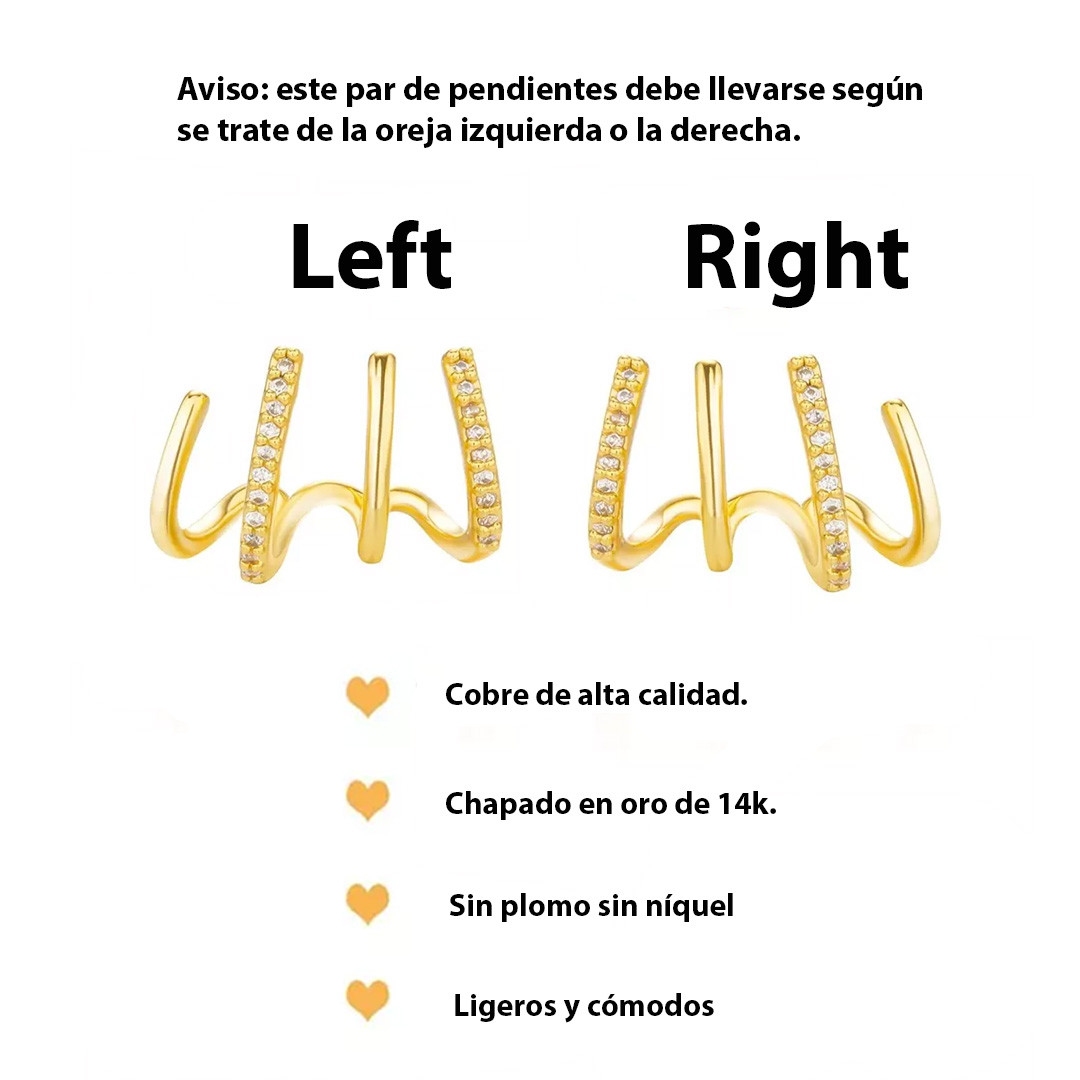 Miniatura 4 de Aretes Claw Joyería Para Mujer