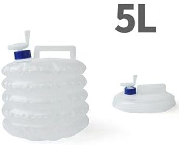 ✅ Cont Plegable Agua Radiador 5lts 🚗 🚙