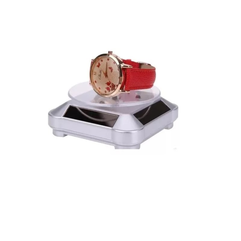 Exhibidor Solar Giratorio 360 Exhibición